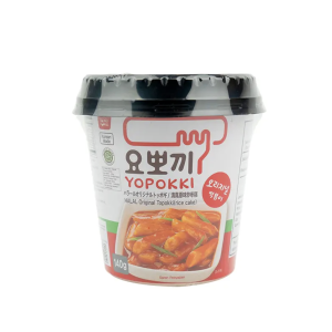OHSOME Yopokki Rice Cake Original Topokki | Spicy Topokki | Jjajang Topokki Cup Makanan Korea Topokki Instant 140g